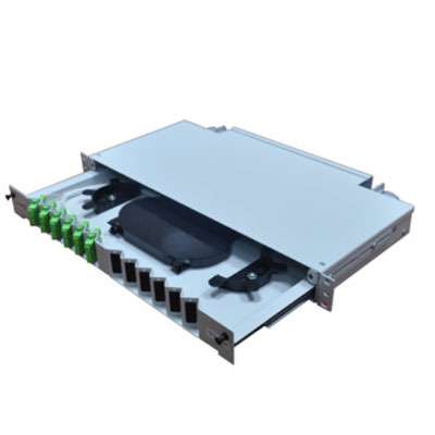 1U 19″ 12 Port Fiber Sonlandırma Paneli