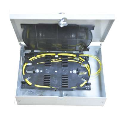 4 Port Dahili Metal Fiber Optik Kablo Sonlandırma Paneli